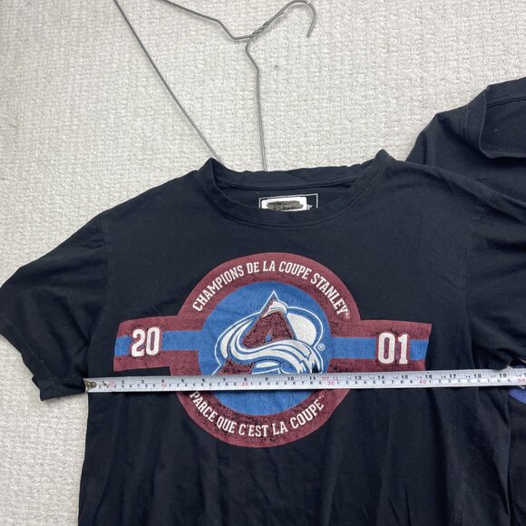 Lot x2 Men L Coors Light x  NHL Hockey Stanley Cup Champions T-Shirt Read* - Picture 11 of 14